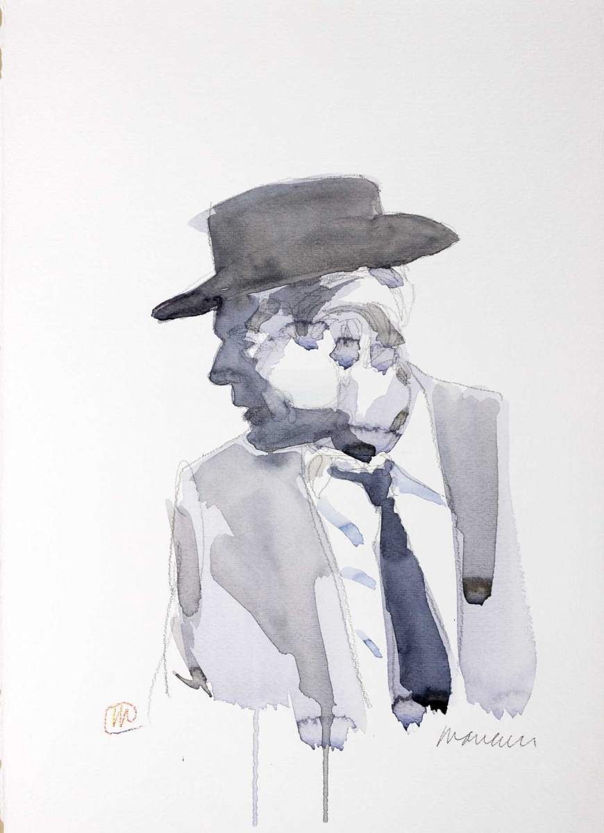 marcello-with-hat-2018-watercolor-35x25-cm