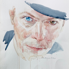 David, 2016, watercolor, 50x35 cm