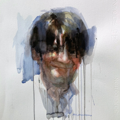 SelPortrait, 2010, watercolor, 50x35 cm