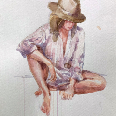 Stefania, 2009, watercolor, 50x35 cm