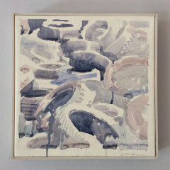 01646 Il minimo garantito, 2015, Wcolor su carta intelata, cm 35x35