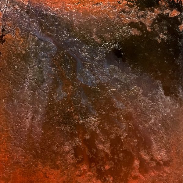 CHAOS THEORY, 60x60, tecnica mista su tela, 2017
